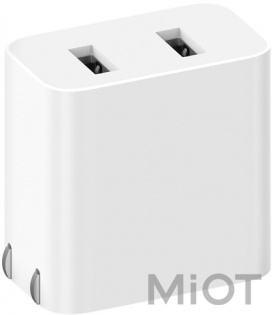 Зарядний пристрій Xiaomi Mi USB charger 2 USB White
